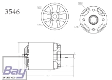 Robbe Modellsport RO-POWER TORQUE 3546 760 K/V Brushless Motor