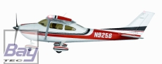 FMS Big Scale Cessna 182 Trainer blau, PNP 1400mm ohne Akku/RC
