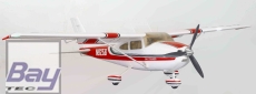 FMS Big Scale Cessna 182 Trainer blau, PNP 1400mm ohne Akku/RC