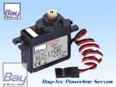 Bay-Tec XLD-17MB Digital Servo 17,5g 3,5kg 12mm 0,12sec Metallg. & Kugellager