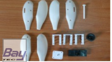 Dynam SR22 weiß Plastik Ersatzteilesatz