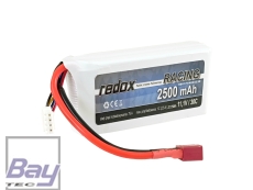 Redox 2500 mAh 3S 11,1V 30C DEAN Racing softpack - LiPo Akku