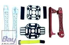 Quadrocopter Bausatz (Rot / Weiß) ohne Elektronik