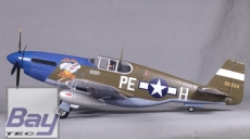 FMS Big Scale P-51B Dallas Darling V9 grün/blau PNP Set ohne Akku/RC