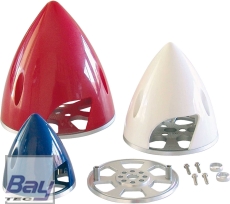 SPINNER PROFI 102MM WEISS - mit Alu Rückplatte
