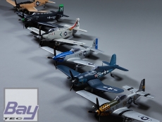 DERBEE P-51D Mustang Warbird PNP blau - 75cm