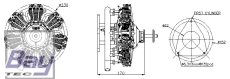 UMS Sternmotor 7 Zylinder 90ccm, Benziner