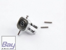 Xtreme Tuning Double Bearing Alu Tail Pitch Slider silber für Blade 130X B130X06