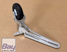 voll Alu Heck / Sporn Fahrwerk incl. Rad - 80mm Höhe - für 8-20kg Modelle