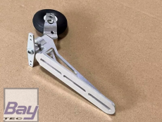 voll Alu Heck / Sporn Fahrwerk incl. Rad - 80mm Höhe - für 8-20kg Modelle
