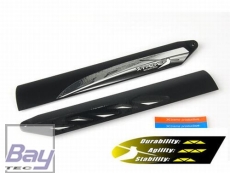 Xtreme Tuning Speed Hauptrotorblätter SCHWARZ für Blade 130X B130X16-BK