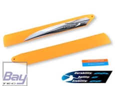 Xtreme Robuste Rotorblätter Orange Blade 130X B130X15-O