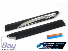 Xtreme Tuning Hauptrotorblätter SCHWARZ für Blade 130X B130X15-BK