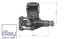 DLE85 V2 "Original" 85ccm Einzylinder incl. elektronischer Zündung