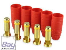 YUKIKING AS150 • 5 x Stecker • Rotes Gehäuse • Anti-Spark 7mm