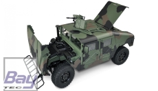 4x4 U.S. Militär Truck 1:10 Camouflage - Teilmetall - Ein technisches Meisterwerk - 16 Kanäle