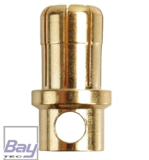 Goldkontakt Ø8,0mm Stecker - 1 Stk