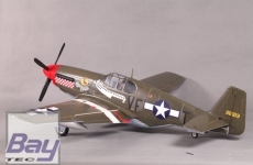 FMS Big Scale P-51B Shangrila V9 grün/rot PNP Set ohne Akku/RC