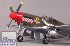 FMS Big Scale P-51B Shangrila V9 grün/rot PNP Set ohne Akku/RC