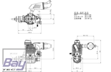O.S. GF30 30ccm Benziner incl. F-6040 Schalldämpfer