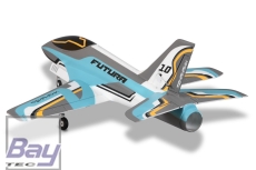 FMS Futura V2 Jet EDF 80 PNP - 106 cm - Blau - Combo incl. Reflex Gyro System