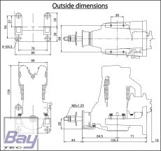 SAITO FG-40 Viertakt Benzin 4T-Motor