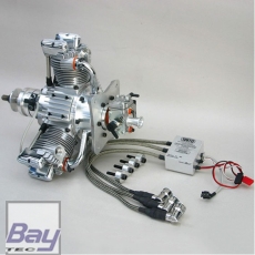 SAITO FG-84R3 BENZIN MOTOR 3-ZYLINDER MIT ELEKTRONISCHER ZÜNDUNG