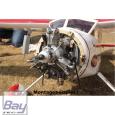 SAITO FG-60R3 BENZIN MOTOR 3-ZYLINDER STERNMOTOR MIT ELEKTRONISCHER ZÜNDUNG