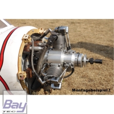 SAITO FG-60R3 BENZIN MOTOR 3-ZYLINDER STERNMOTOR MIT ELEKTRONISCHER ZÜNDUNG