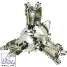 SAITO FG-60R3 BENZIN MOTOR 3-ZYLINDER STERNMOTOR MIT ELEKTRONISCHER ZÜNDUNG