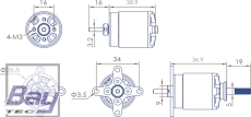 JOKER 2830-13 V3 840 KV 58g Brushless Motor