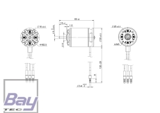 Tomcat G25 Brushless Motor 3527 KV1140