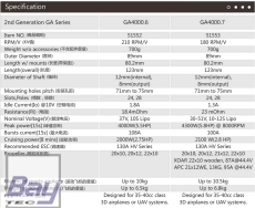 DUALSKY Xmotor GA4000.6 210 KV 28-polig bis 4000W (35-40ccm)