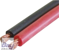 SILIKONKABEL 18AWG/0,8MM² ROT und SCHWARZ JE 1 Meter