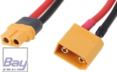 Robbe Modellsport Ladekabel für ISDT/SKYRC XT-90 Stecker Ladegerätseite = XT-60 Buchse,500MM, 12AWG 1Stk.