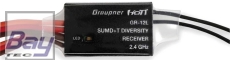 GRAUPNER GR-12L SUMD+T 2 Antennen 2.4 GHz Empfänger