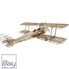VALUEPLANES TIGER MOTH DEHAVILLAND DH82A HOLZBAUSATZ 1:3,8 2,36M MIT METALLBESCHLÄGEN UND GFK MOTORHAUBE