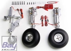 Seagull Models ( SG-Models ) Einziehfahrwerk Skyraider 86" elektrisch mit Heckfahrwerk 100° mit Räder 4.5"/2"