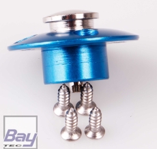 KUZA Tankverschluss Aluminium mit Magnet Blau