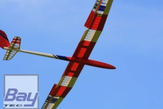 rs-aero FXj 2.5 Holzbausatz Thermikmodell mit 4-Klappenfläche als Segler, oder Elektromodell