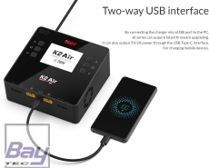 ISDT K2 Air Dual Charger 200 (500)W x2 AC/DC 1-6S ladegerät mit BattAir Technologie