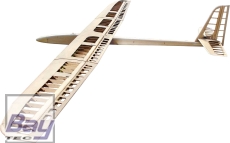 Robbe Modellsport Slider Q High Performance 4-Klappen Segelflugmodell, Sperrholz/Balsa-Holzbausatz "Made in Austria"