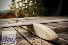 Robbe Modellsport Slider Q High Performance 4-Klappen Segelflugmodell, Sperrholz/Balsa-Holzbausatz "Made in Austria"