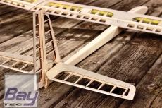Robbe Modellsport Slider Q High Performance 4-Klappen Segelflugmodell, Sperrholz/Balsa-Holzbausatz "Made in Austria"
