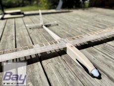 rs-aero rock4k-X Holzbausatz mit K-Leitwerk in Balsa-Sperrholzbauweise