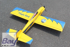 Seagull Models Magic Bird 40e 46" PNP Pylon Racing ARF Modell, mit Dualsky Antrieb, Gelb/Blau