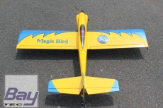 Seagull Models Magic Bird 40e 46" PNP Pylon Racing ARF Modell, mit Dualsky Antrieb, Gelb/Blau