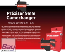CHASERVO DS09 9mm HV Servo 3,3-9,0V Stahlgetriebe
