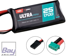 Robbe Modellsport RO-POWER ULTRA LIFEPO4 1700MAH 6,6V 25(30C) 2S LIFEPO4 Akku MPX/JR/XH Stecker
