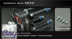 Dualsky Xmotor GA2000R.14 MKII KV230 Brushless Motor